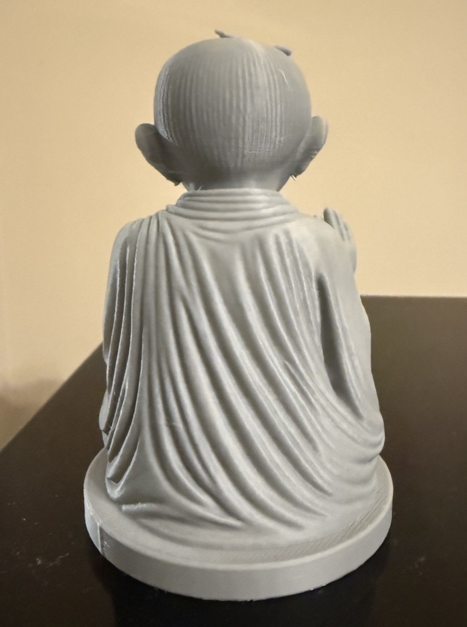 Alfred E Newman Buddha Statue - 3D Printed Figure - Mad Magazine