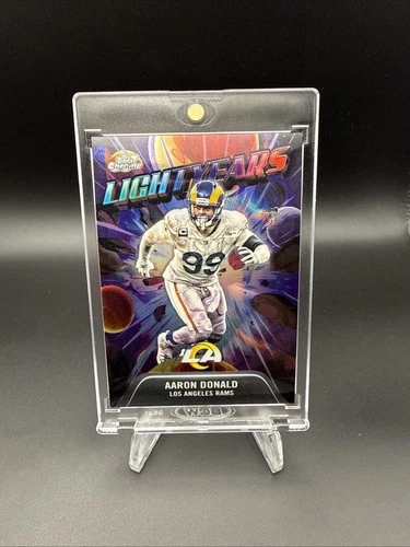 2025 Topps Cosmic Chrome Aaron Donald Base (RAW)