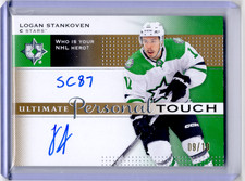 2024-25 UD Ultimate Collection Logan Stankoven Personal Touch Incribed /10