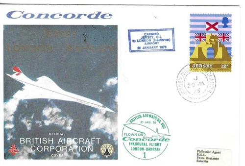 Jersey Comm/FDC - Concorde - 1976  (JES32)