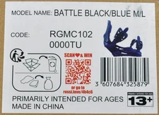 Rossignol Snowboard Bindings Battle Black/Blue Size M/L