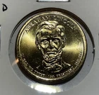 2010-P Presidential Dollar Abraham Lincoln — photo from another recent sale