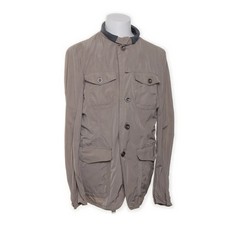 J.W Tabacchi, Safarijacke, Herren, Größe: 54, Beige, Polyester, Einfarbig #Rd7