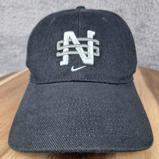 Vintage Nike Sportswear Hat Cap Strap Back Black Athletics Sport Just Do It