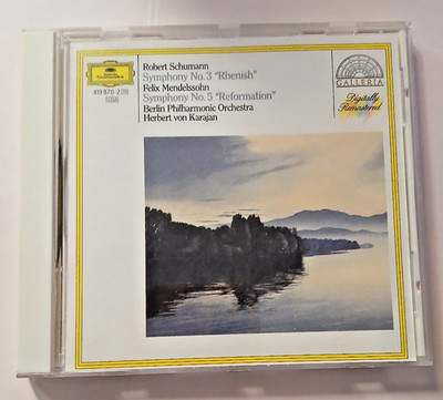 Robert Schumann Symphony No. 3 & Felix Mendelssohn Symphony No. 5 CD (1972)