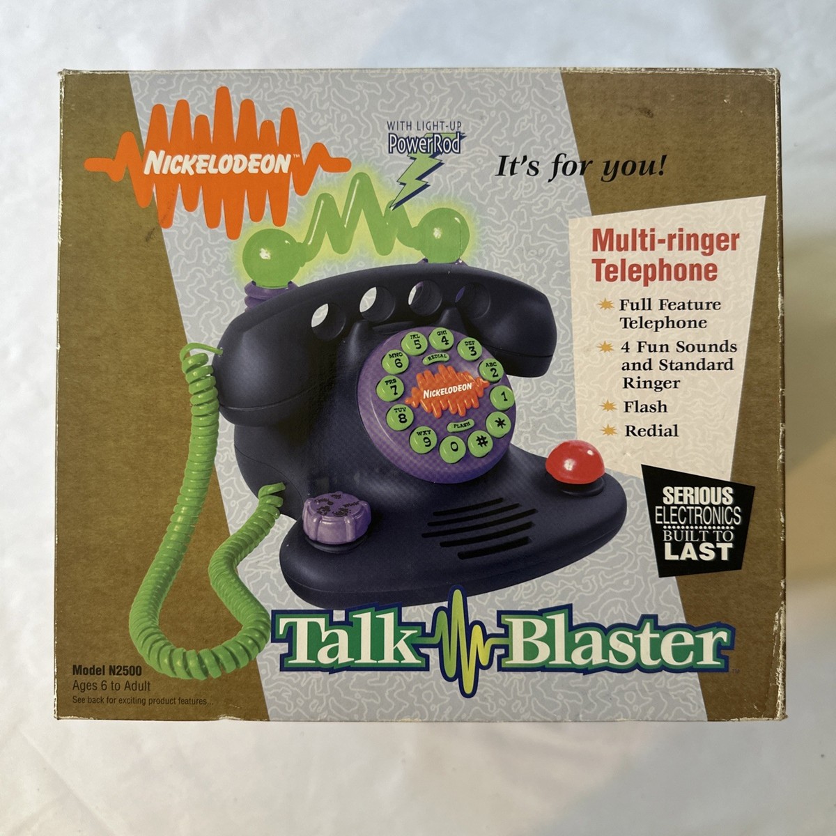 Nickelodeon N2500 Single Line Corded Phone for sale online | eBay