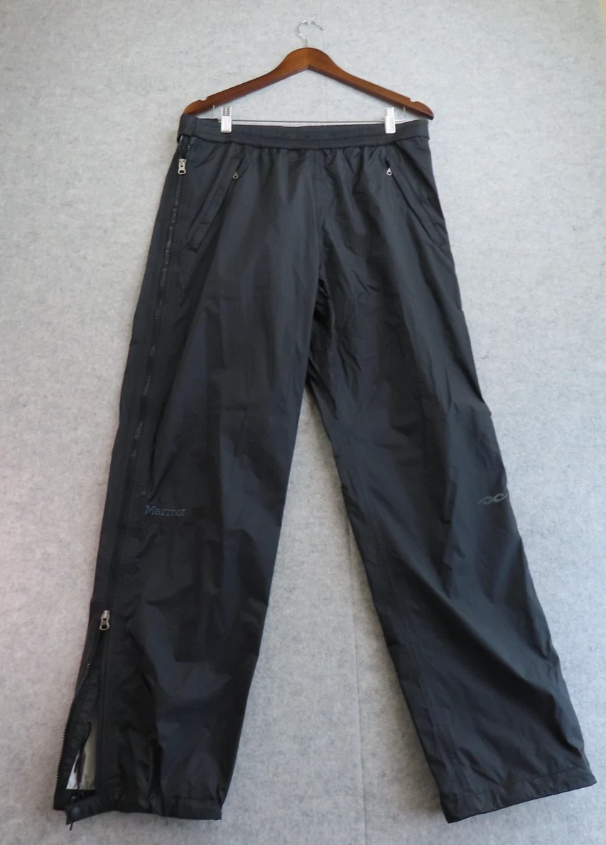 Marmot Pants Mens Large Black Rain Hiking Elastic Waist Zip Pockets Waterproof
Opens in a new window
