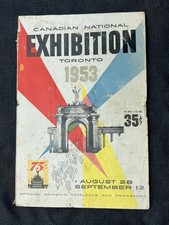 Canadian National Exhibition Official Souvenir Catalogue and Programme 1953