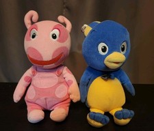 Vintage TY Beanie Baby Backyardigans Uniqua Pable Penguin 8.5" Plush Nickelodeon