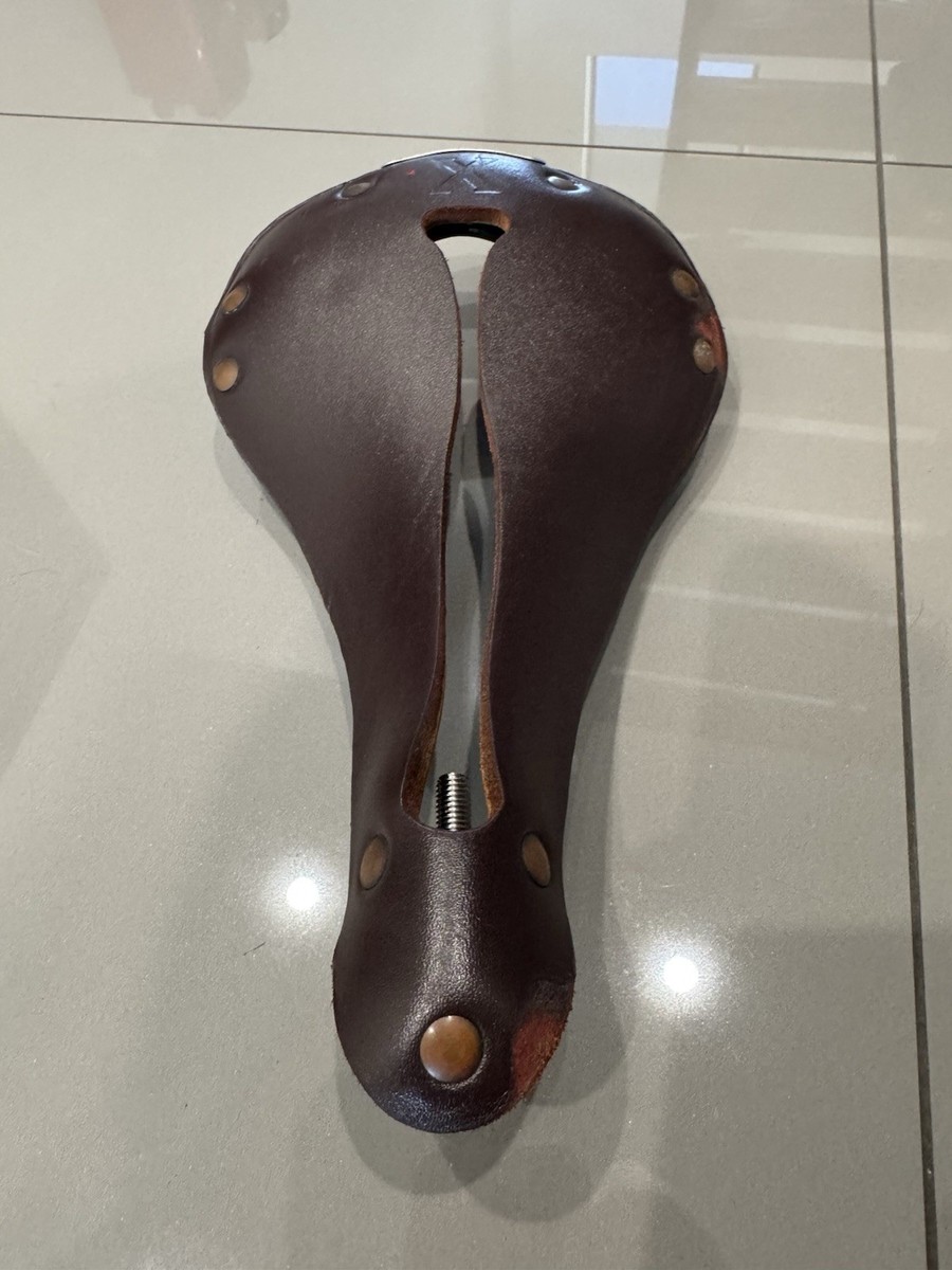 SELLE ANATOMICA X 1 Oxblood Copper Leather Saddle Brown Fixed Gear 