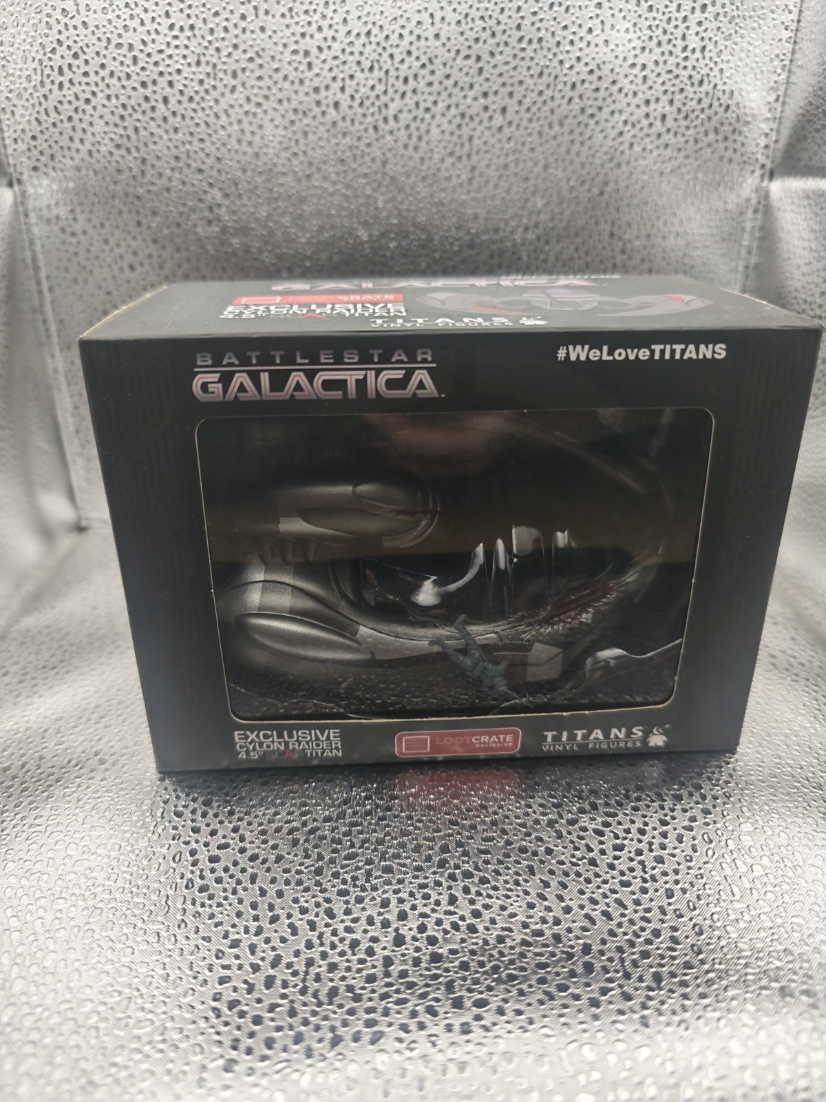 Loot Crate Exclusive Battlestar Galactica Cylon Raider 4.5"" Scar Titan Vinyl