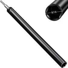 9/16"(14Mm) Power Nut Driver, Nut Runner Hollow Socket with 1/4" Hex Shank, Fit