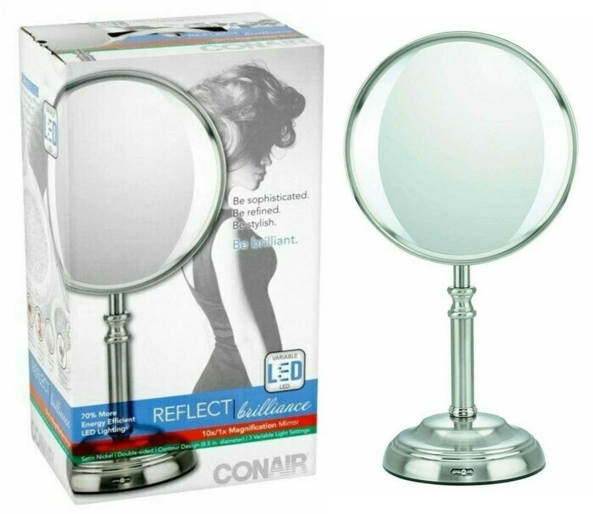Conair Lighted Magnifying Mirror 10x Shelly Lighting