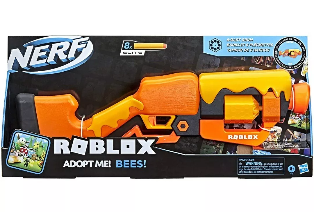 NERF Roblox Adopt Me!: BEES! Dart Blaster Gun (F2486) Hasbro💥NEW