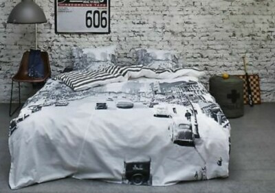 Cover's & Co 2 Piece Duvet Cover Set Twin - The Streets D/C Set Essenza Home