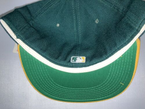 Sombrero ajustado Oakland A’s Athletics de colección NUEVA ERA deadstock talla 7 3/4 años 80 90 nuevo con etiquetas - Imagen 2 de 3