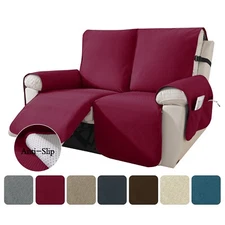 Recliner Chair Cover Mat Quilted Non Slip Slipcover Protector For Lazy Boy Sofa