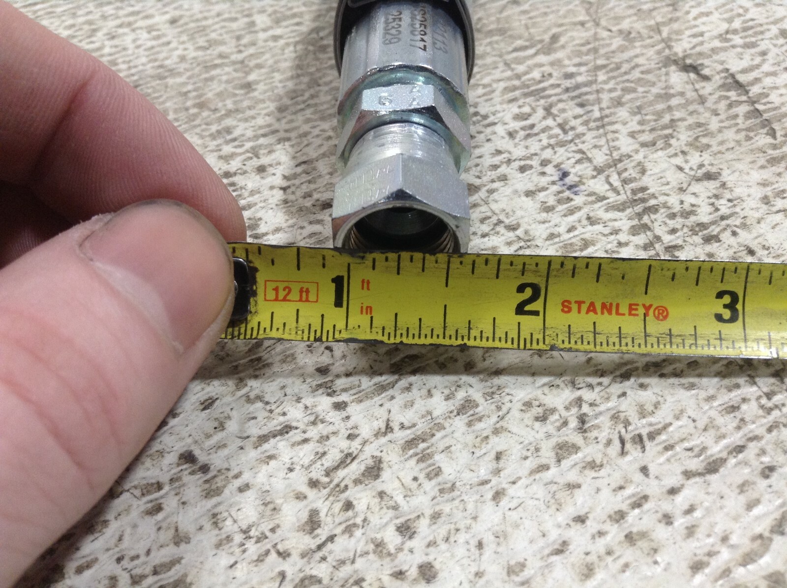 TE 522113 Hydraulic Hose 38" Long 1/2" Fittings New (TSC) eBay