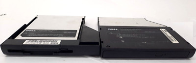 Set of (2) Dell Laptop Disk Drive Modules 3.5'' Floppy & 8x DVD-Rom