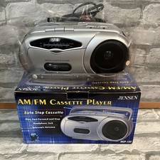 Jensen Audio MCP-100 Mini Cassette Player Boombox Ghettoblaster Vintage AM/FM