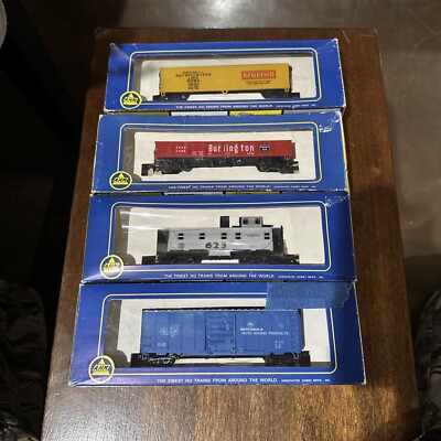 HO Scale, AHM X4 5486 K, 52770, 5278 f, 5296 c, Original AHM packaging MIB 4 pcs
