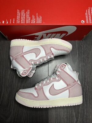 Nike Dunk High Barely Rose Denim DW8799-100 Herren UK 7