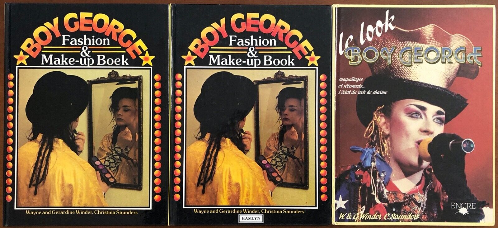 BOY GEORGE Fashion & Make-Up / Boek / Le Look RARE 3x HARDBACK