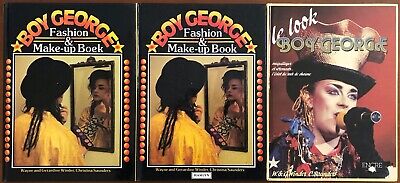 BOY GEORGE Fashion & Make-Up / Le Look 3x HARDBACK BOOK COLLECTION |