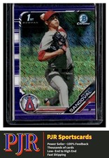 2019 Bowman Chrome #BCP-236 Patrick Sandoval Angels  Prospects Purple Shimmer