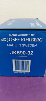 Josef Kihlberg JK JK590-32 32/24,2mm Kronenklammern 2100 Stück/Box (1st/0,083 )