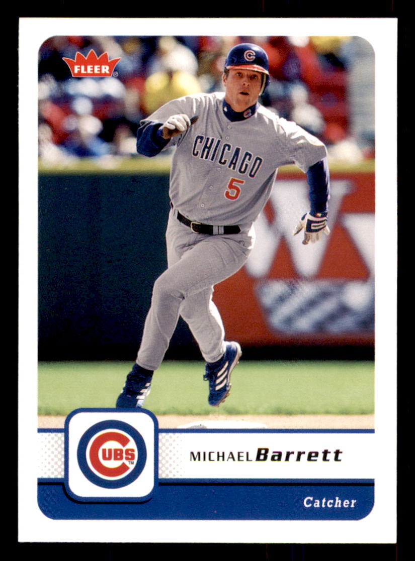 メジャーリーグ　カード　michael Barrett 2006 Fleer #105 Michael Barrett Chicago Cubs | eBay