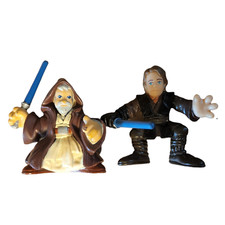 Hasbro Star Wars Galactic Heroes Anakin Skywalker Obi Wan Kenobi Loose