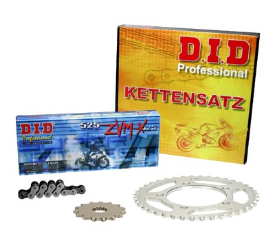 DID Super X-Ring Kettenkit Ducati 848, 08-10, H600AA, H601AA - verstärkt