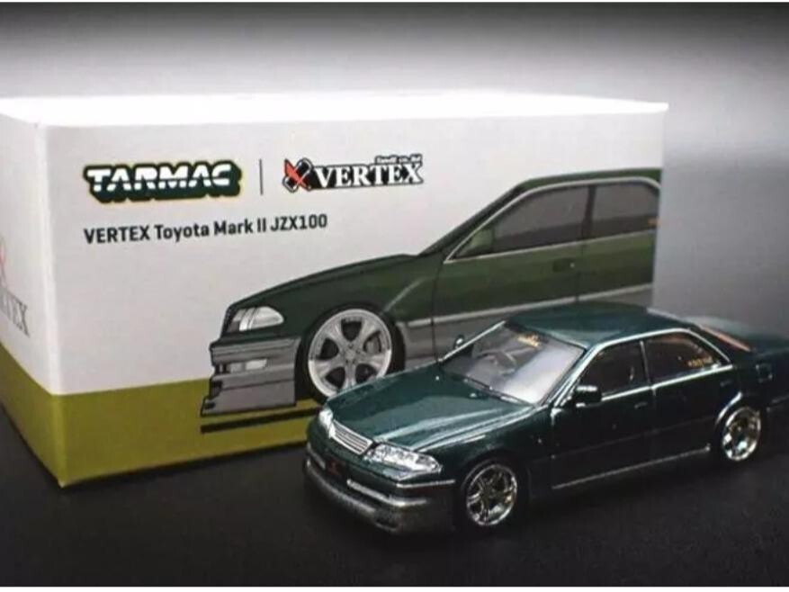 Tarmac Works Global64 Collection VERTEX Toyota Mark II JZX100 Dark