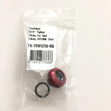 Bitspower Touchaqua G1/4" Fitting for Hard Tubing 12mm OD - Red