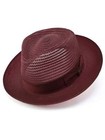 Dobbs Golden Coast Vented Milan Straw Hat in Brown