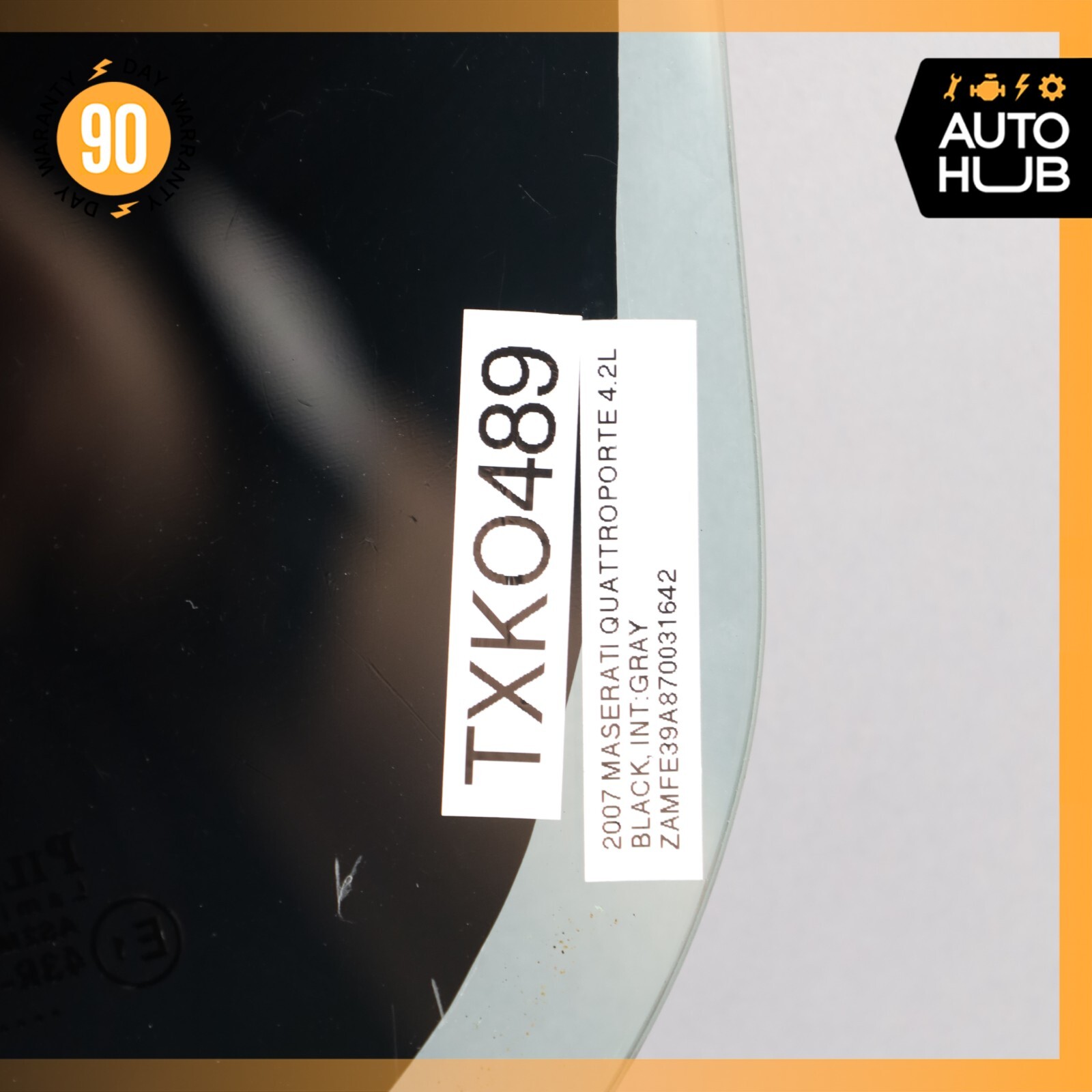 03-13 Maserati Quattroporte M139 Rear Right Side Door Window Glass OEM 75k