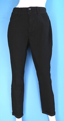Royalty For Me Women's High Rise Hide Your Muffin Top Black Jean Size 10