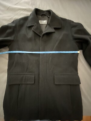 Alfani Men's 100% Pure new Wool Mark Black Jacket | eBay