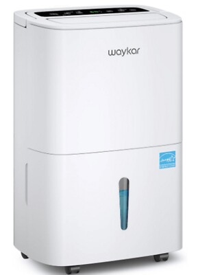 Waykar 120 PINT Energy Star Dehumidifier For Home Basement w/ Hose