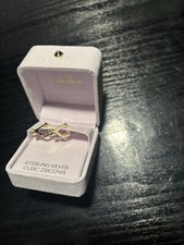 Isabella M Sterling Silver Cubic Zirconia Earrings 