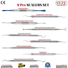 Dental Dentist Plaque Remover Tooth Cleaning Periodontal Scalers Stainless Steel