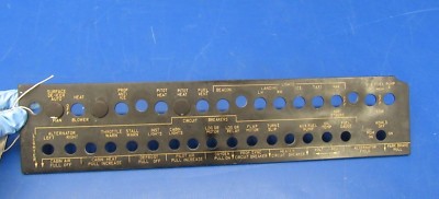 Beech 95-B55 Baron Electroluminescent Panel P/N 58-970000-37 (1018-385)