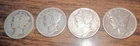 FOUR SILVER MERCURY DIMES -   1.49  SHIPPING.     Priced below melt value