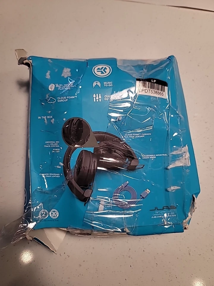 JLab Studio Pro ANC Bluetooth Wireless Over-Ear Headphones - Black - Image 2 of 2