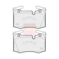 Mini Mini Coupe R58 2010-2015 BremsbeläGe Vorne (R90) PAD1683