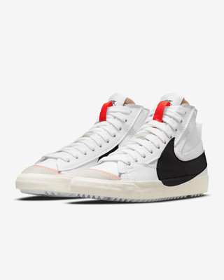 Nike Blazer Mid '77 Jumbo DD3111-100 Sneakers Men's White Black Lifestyle Shoes