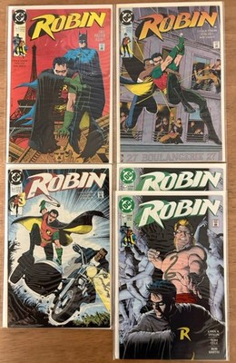 Robin 1991 DC Comics Comic Book Lot of 5 #1, 2, 3, 5 (x2) NM