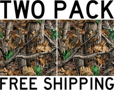 Two Pack Real Tree Advantage Vinyl Wrap Decal Label Sticker 12 X 12 Free Ship