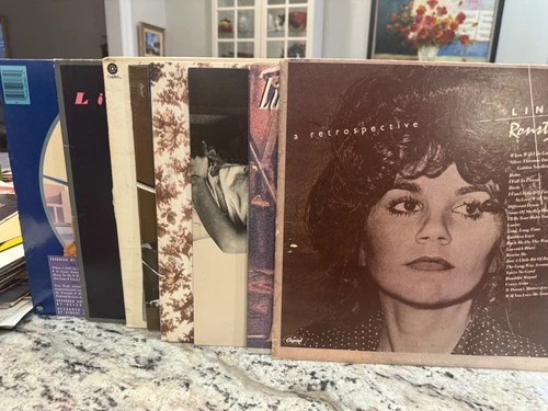 LINDA RONSTADT 8X VINYL LP LOT  HEART LIKE A WHEEL RETROSPECTIVE, LUSH 8-4-1